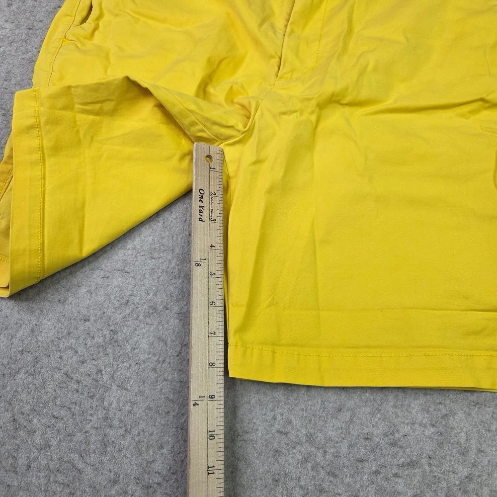 Banana Republic Lived-In Shorts Mens 35 Yellow 8